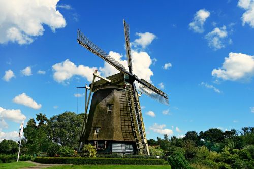 windmill mill dutch windmill