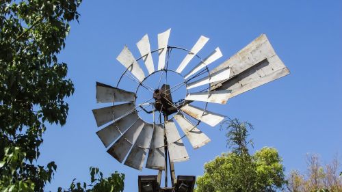 windmill farm wind