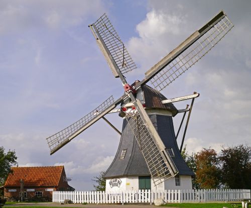 windmill east frisia restored