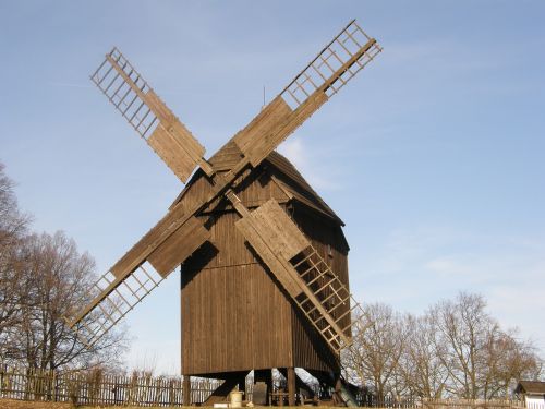 windmill post mill wind