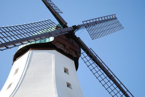 windmill northern germany baltic sea