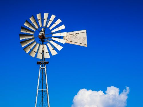 windmill farm wind