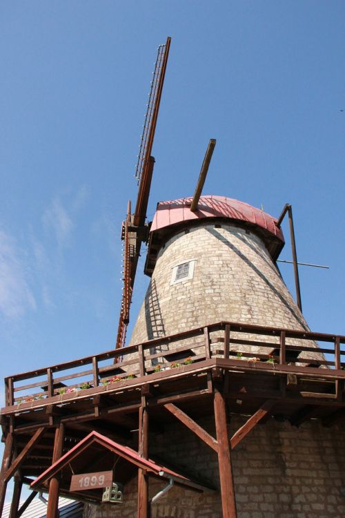 windmill brick stone