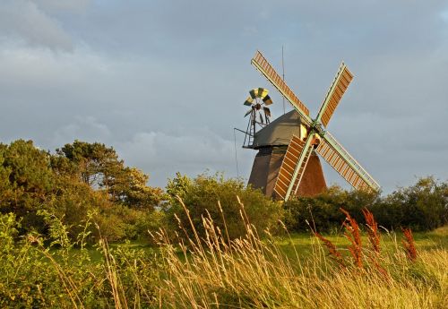 windmill amrum north sea