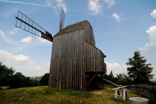 windmill wooden scoop