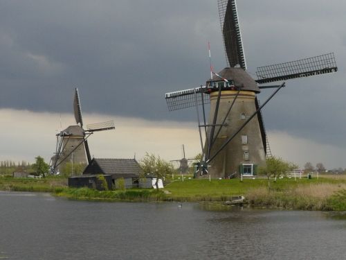 windmill bolnes landscape