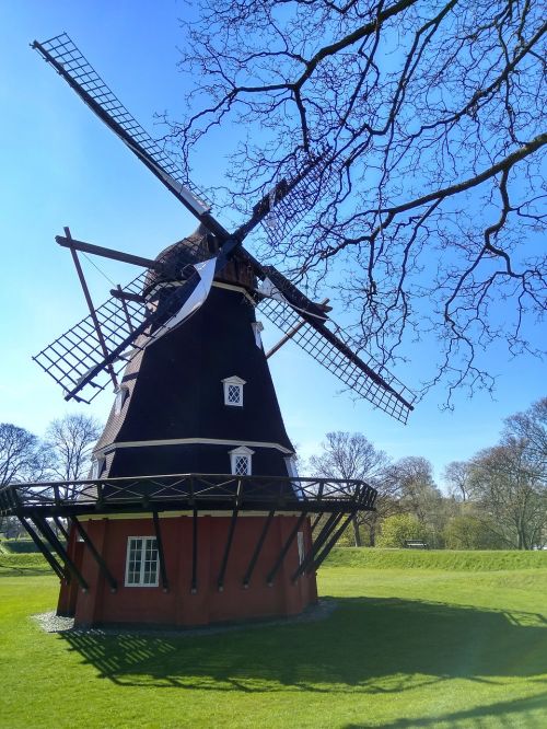 windmill europe landscape