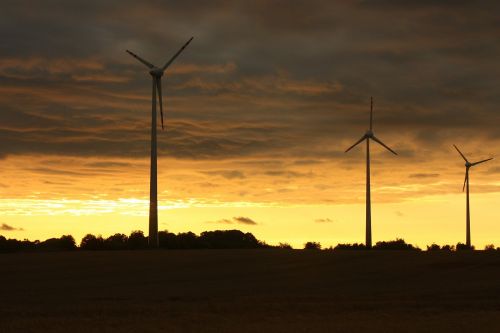 windmill structure dark