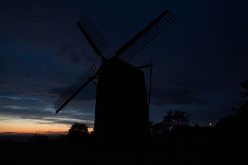 windmill sunset gotland