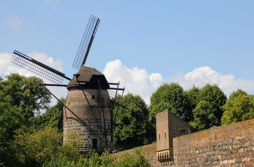 windmill mill sky