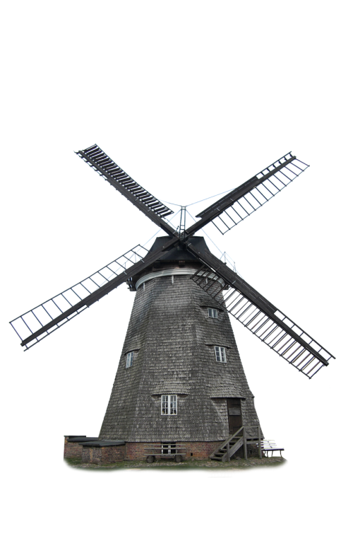 windmill isolated old