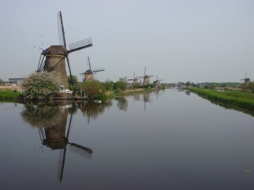 windmill river holland