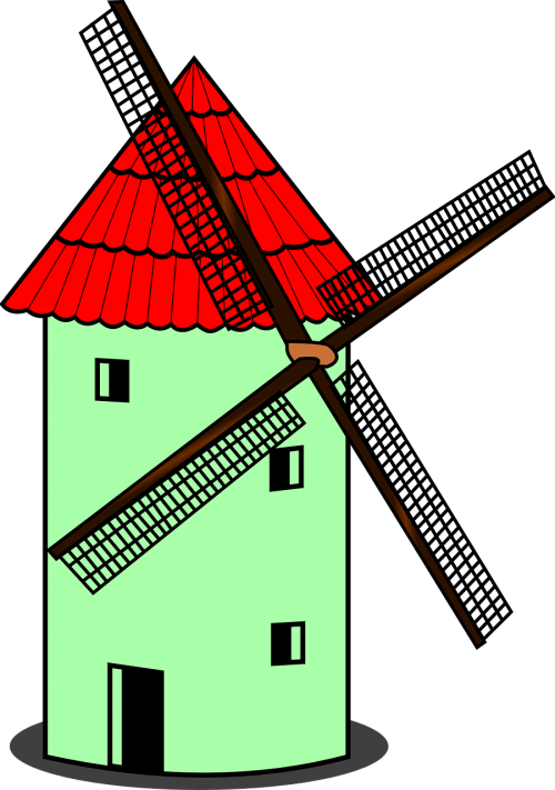 windmill dutch netherlands