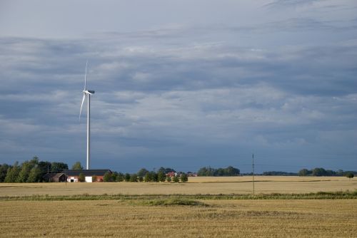 windmill farm turbine