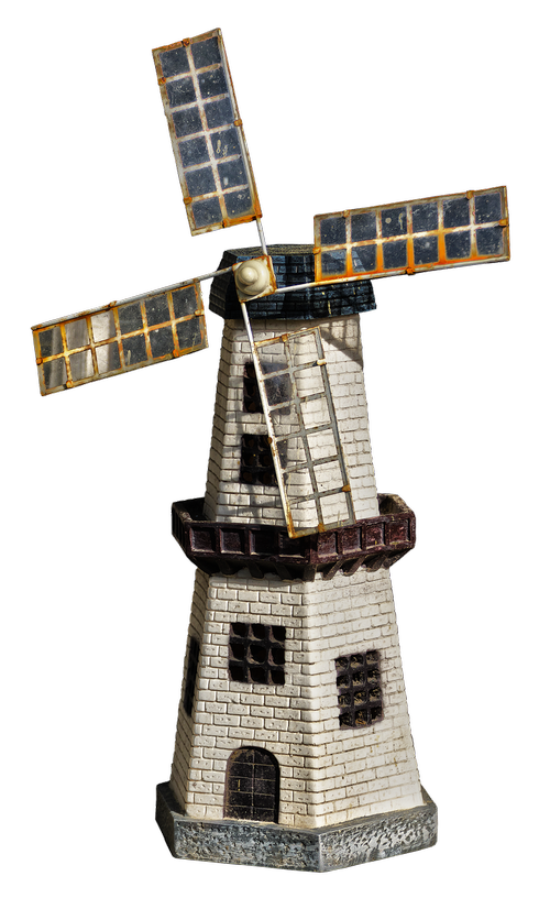 windmill  model  house