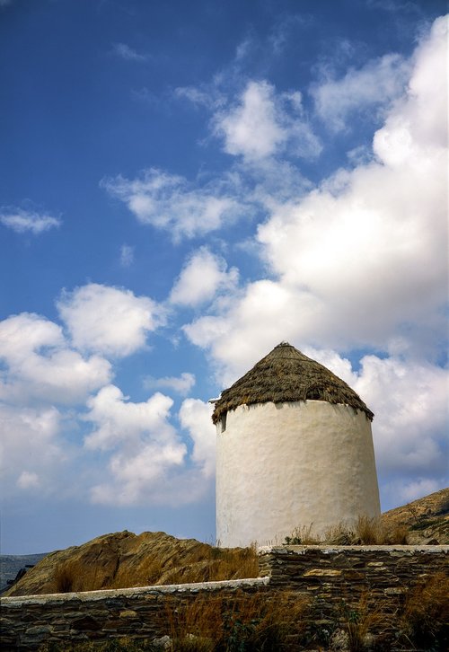 windmill  travel  greece