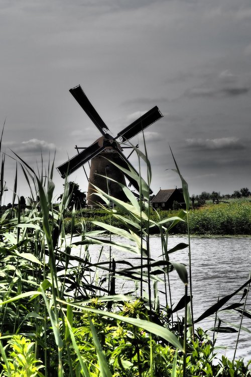 windmill  holland  netherlands