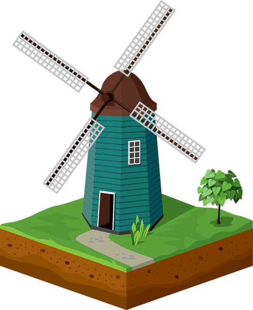 windmill  mill  wind