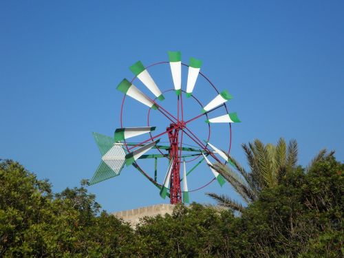 windmill mallorca wheel