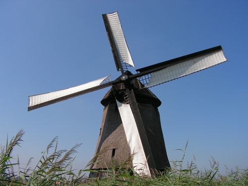 windmill wooden scoop