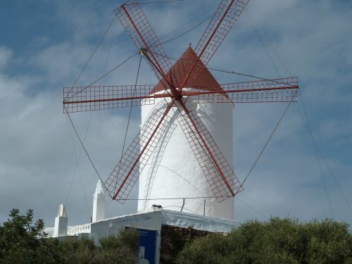 windmill menorca spain