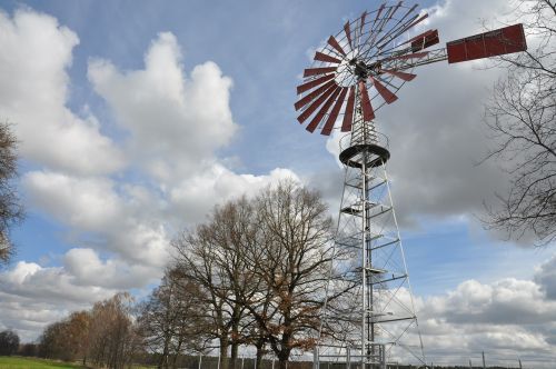 windmill nature old