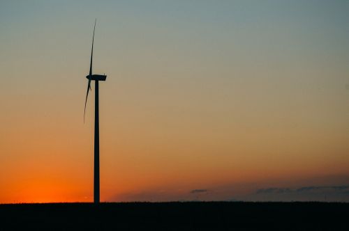 windmill sunset dusk