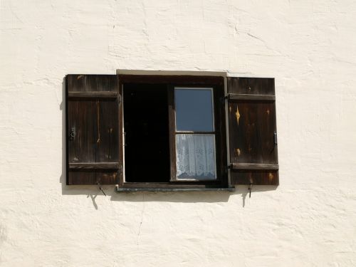 window open shutters