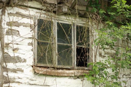 window old glass