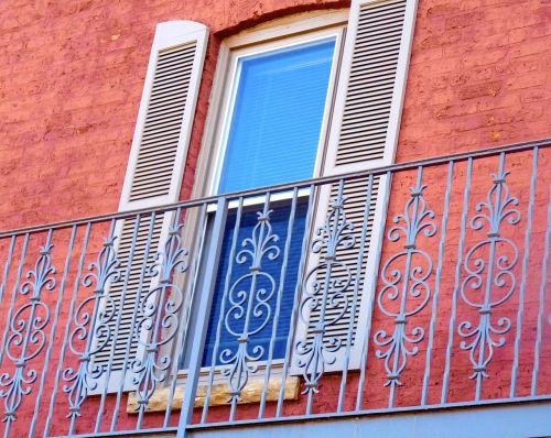 window shutters balcony