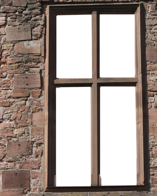 window exterior brick