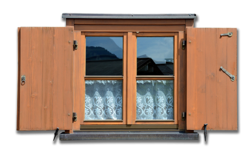 window shutter wood