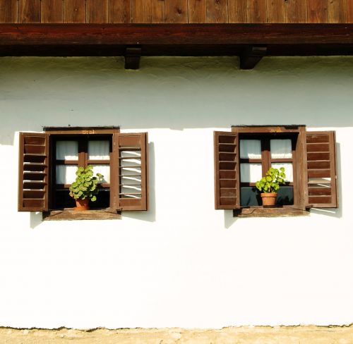 windows rural rustic