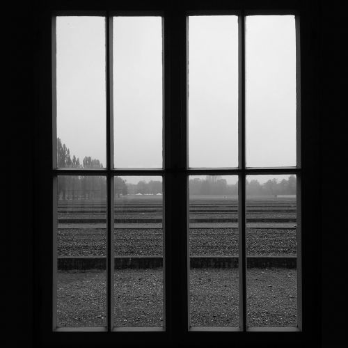 window dachau concentration camp