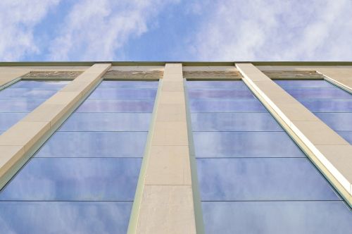 window reflection building