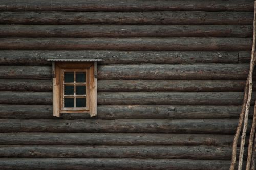 window wooden house