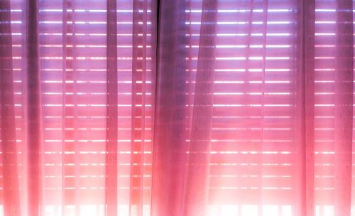window pink curtain