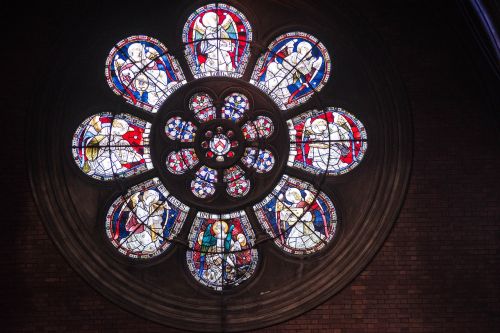 window stained glass window church