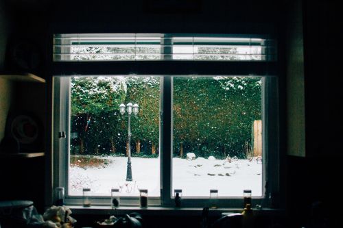window glass dark