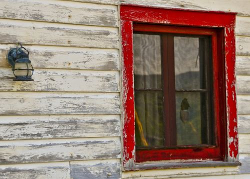 window detail cabin