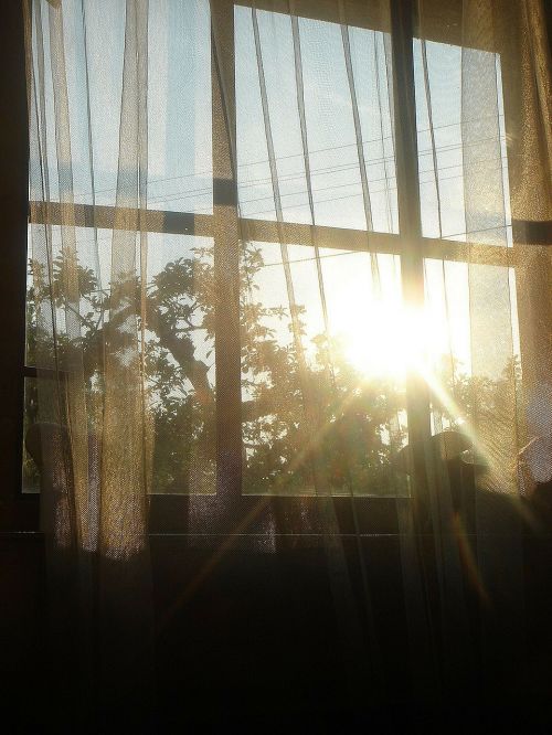 window morning dawn