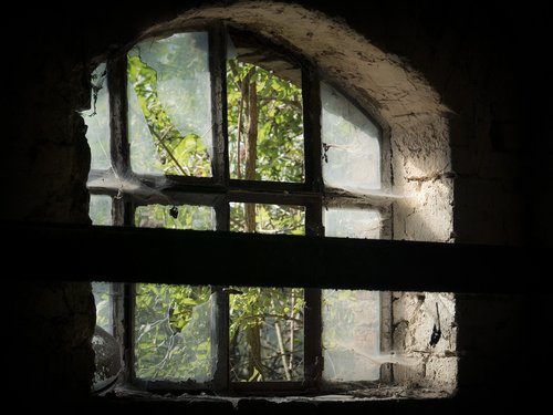 window  abandoned  old