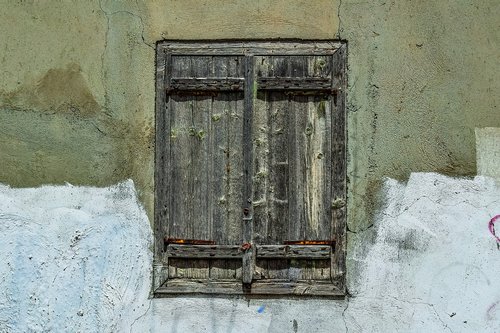 window  old  weathered
