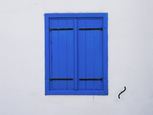 window  blue  architecture