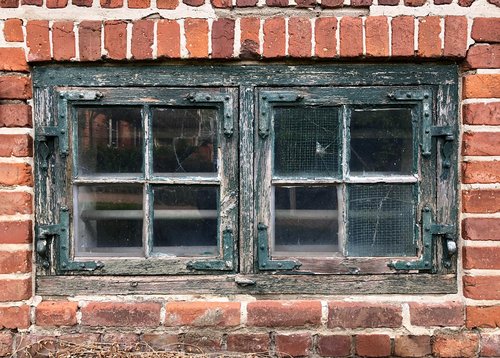 window  brick  facade