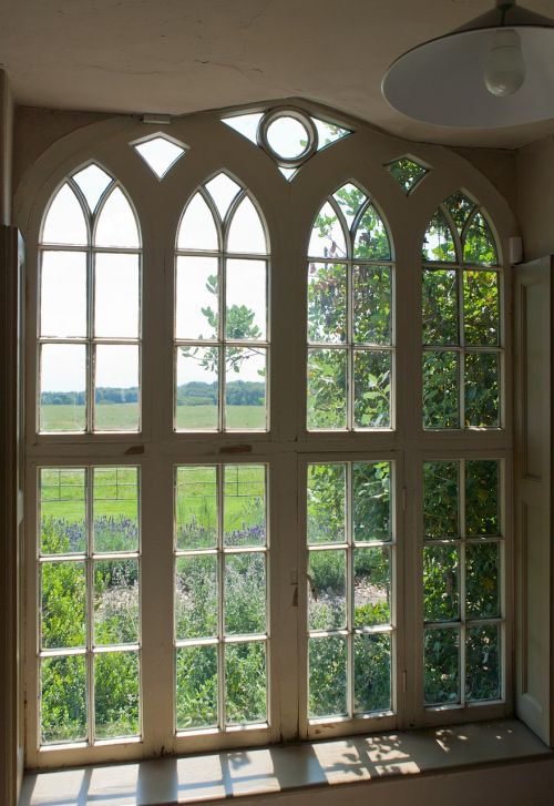 window victorian window pane