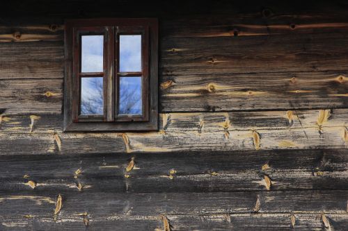 window old wooden