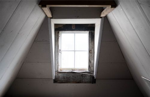 window attic wood