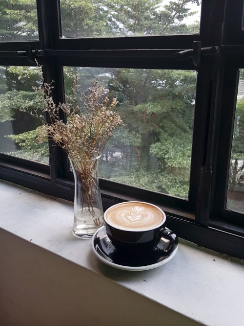 window window sill coffee