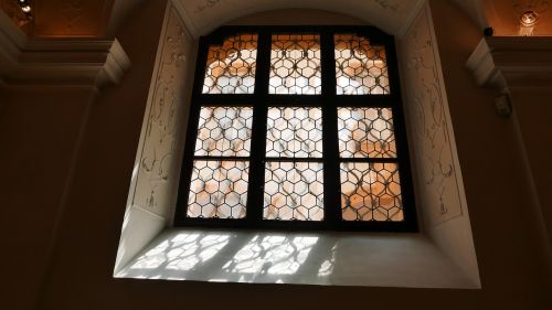 window stained glass window backlight